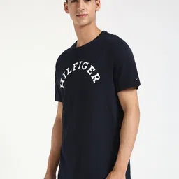 Tommy Hilfiger Men Typography Printed Pockets T-shirt image 3