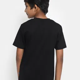 V-Mart Boys Typography Printed Cotton T-shirt image 3
