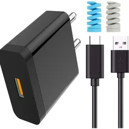 urcart Wall Charger Accessory Combo for 80W ZTE Axon 11, ZTE Axon 11 SE, Xiaomi Redmi Note 9S / Note9 S-picture-32
