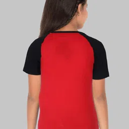 Fleximaa Kids Multicoloured Printed Applique Running T-shirt image 3