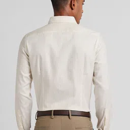 Peter England Elite Slim Fit Cotton Formal Shirt image 4