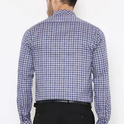 Maharaja India Slim Slim Fit Checked Formal Shirt image 2