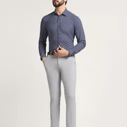 Blackberrys TechPro India Slim Fit Checks Spread Collar Long Sleeves Formal Shirt image 2