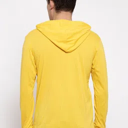 Friskers Men Yellow Typography Printed T-shirt image 4