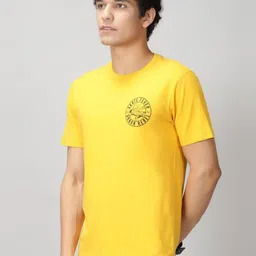 THE HOLLANDER Typography Printed Pure Cotton T-Shirt image 3