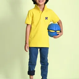 NUSYL Boys Floral Applique T-shirt image 3