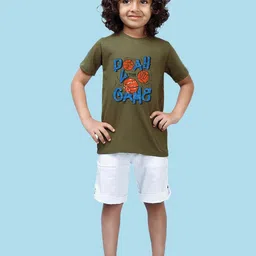 NUSYL Boys Typography Printed Round Neck T-shirt image 4