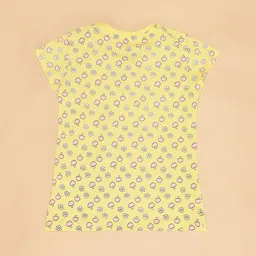 YU by Pantaloons Girls Multicoloured Printed Applique T-shirt image 2