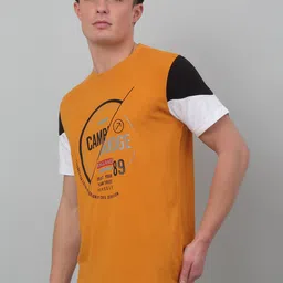 Cantabil Typography Printed Round Neck Cotton T-shirt image 4