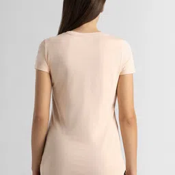 Van Heusen Round Neck Short Sleeves Typography Printed Relaxed Fit Cotton T-shirt image 3