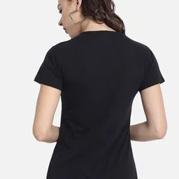 CHOZI Pack of 2 Graphic Printed Round Neck Cotton T-shirt image 5