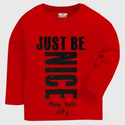 KUCHIPOO Boys Typography 3 Printed T-shirt image 5