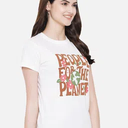 Fabflee Pack Of 3 Typography Printed Cotton T-shirts image 4