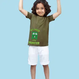 NUSYL Boys Graphic Printed Round Neck T-shirt image 2