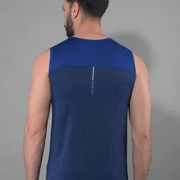 Force NXT Men Coolmax Pack Of 2 Anti Viral Anti Odour Solid Sleeveless T-shirt image 4