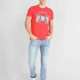 U.S. Polo Assn. Denim Co. Graphic Printed Slim Fit T-shirt image 5