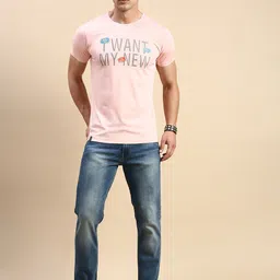 SHOWOFF Typography Printed Slim Fit T-shirt image 5
