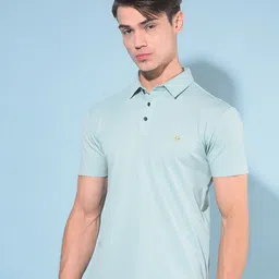 Crimsoune Club Men Polo Collar Pockets Slim Fit T-shirt image 4