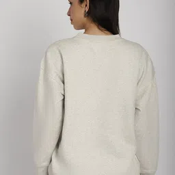 Rute Typography Printed Cotton Pullover Sweatshirt image 5