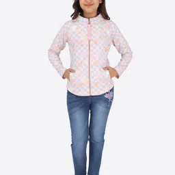CUTECUMBER Floral Printed Mock Collar Sweatshirt image 5
