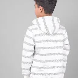 Crimsoune Club Boys Geometric Printed Hooded Sweatshirt image 2