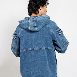 FIBONACCI Men Hooded Cotton Sweatshirt image 3