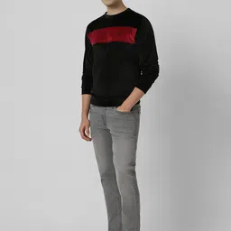 Peter England Casuals Men Colourblocked Sweatshirt image 3