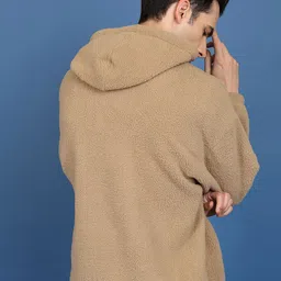 HIGHLANDER Hooded Drop Shoulder Sleeves Oversized Sweatshirt image 5