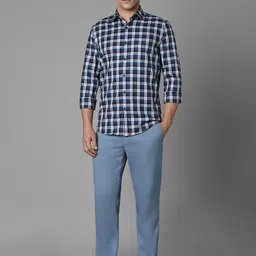 Louis Philippe Sport Men Slim Fit Opaque Checked Casual Shirt image 5