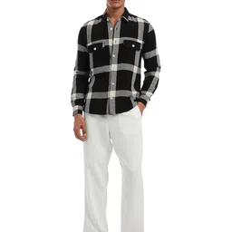 Banana Club Classic Slim Fit Tartan Checked Cotton Casual Shirt image 5