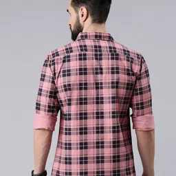 Metronaut Tartan Checked Casual Slim Fit Shirt image 5