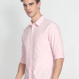 Flying Machine Dobby Slim Fit Casual Shirt image 5
