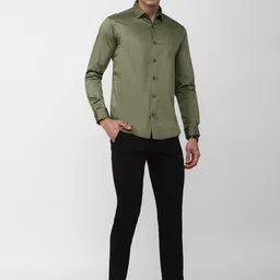 van heusen V Dot Spread Collar Slim Fit Casual Shirt image 5