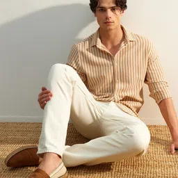 Trendyol Striped Spread Collar Casual Shirt image 5