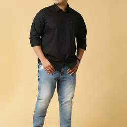 Thomas Scott Plus Size Classic Spread Collar Pure Cotton Casual Shirt image 5