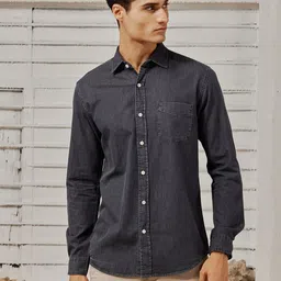 Red Flame Cotton Regular Fit Casual Shirt image 5