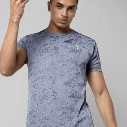 Campus Sutra Abstract Printed Training or Gym T-shirt-picture-34