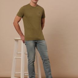 Wrangler Round Neck Cotton T-Shirt-picture-35