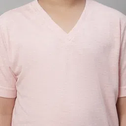 Friskers Boys Pack Of 2 V-Neck Pure Cotton T-shirts image 3