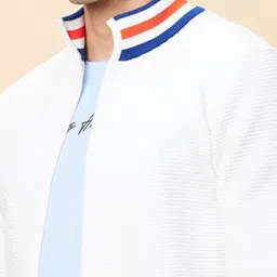 Being Human Men Colourblocked Mandarin Collar Pockets T-shirt image 2