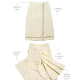 Tiber Taber Boys Printed Shirt With Dhoti image 4