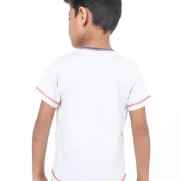 BAESD Boys Typographic Printed Bio Finish Cotton T-shirt image 5