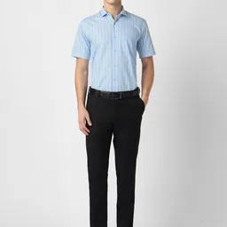 Peter England Vertical Striped Formal Shirt image 5