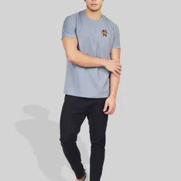 Greylongg Men Printed Round Neck T-Shirt image 5