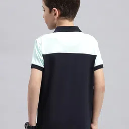 Monte Carlo Boys Typography Printed Polo Collar Cotton T-shirt image 4