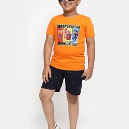 v-mart V-MartBoys Motu Patlu Printed Cotton T-Shirt image 4
