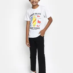 V-Mart Boys Graphic Printed Cotton T-shirt image 5