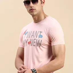 SHOWOFF Typography Printed Slim Fit T-shirt image 1