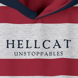 HELLCAT Boys Pack Of 2 Printed Hooded Cotton Pullover image 3