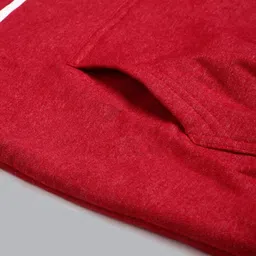 Campus Sutra Women Maroon Typography Printed Cotton Hooded Sweatshirt image 5